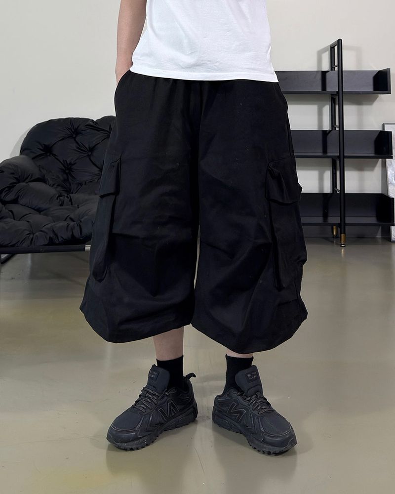 Jorbic 3D Cargo Bermuda Pants