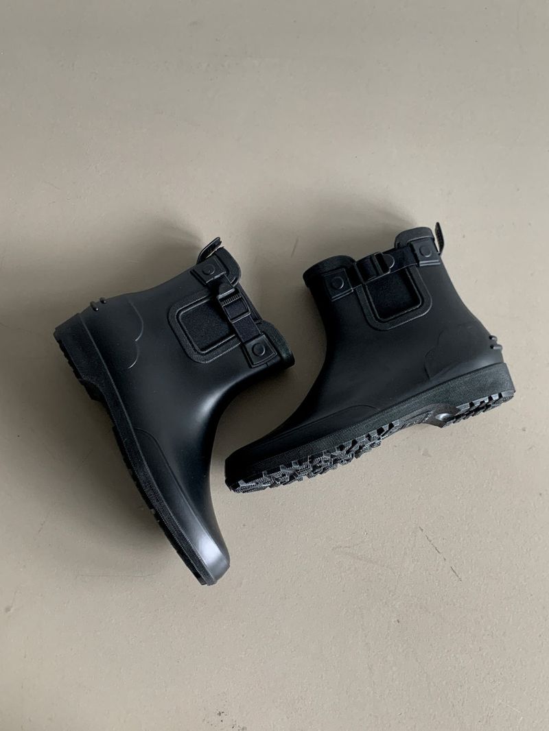 LMN Must-Hell Chelsea Short Rain Boots (black)