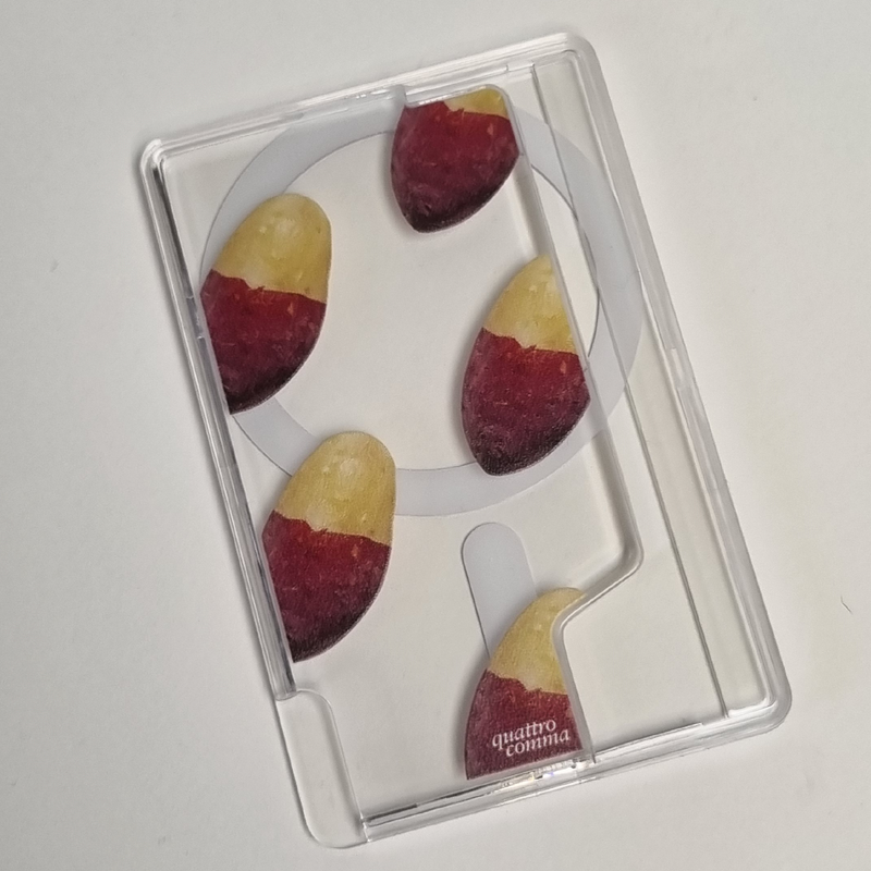 Sweet Potato MagSafe transparent card wallet 