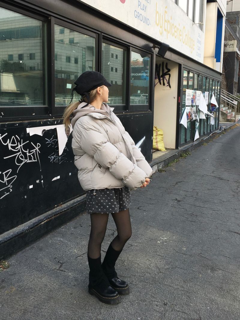 Urban Hood Layered Daily Short Padding (4c)