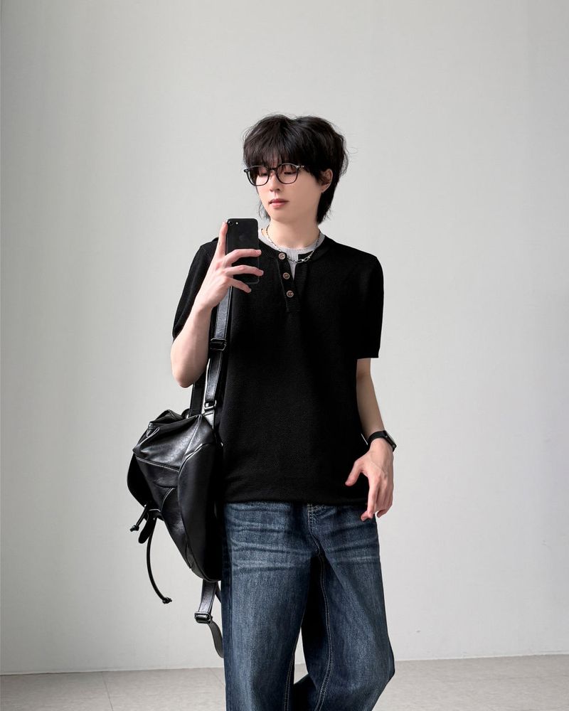 Neuron Layered Half Knit