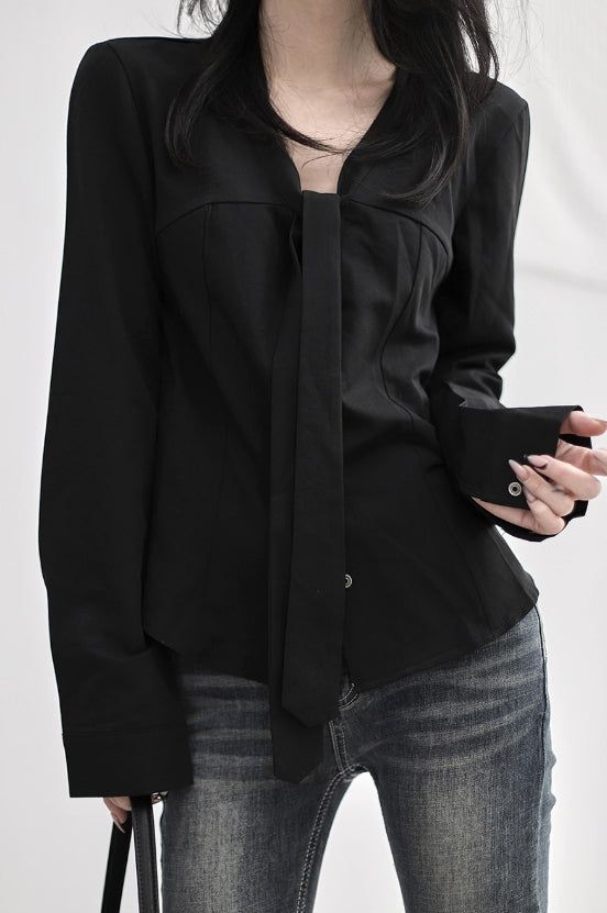 Berl Scarf Blouse