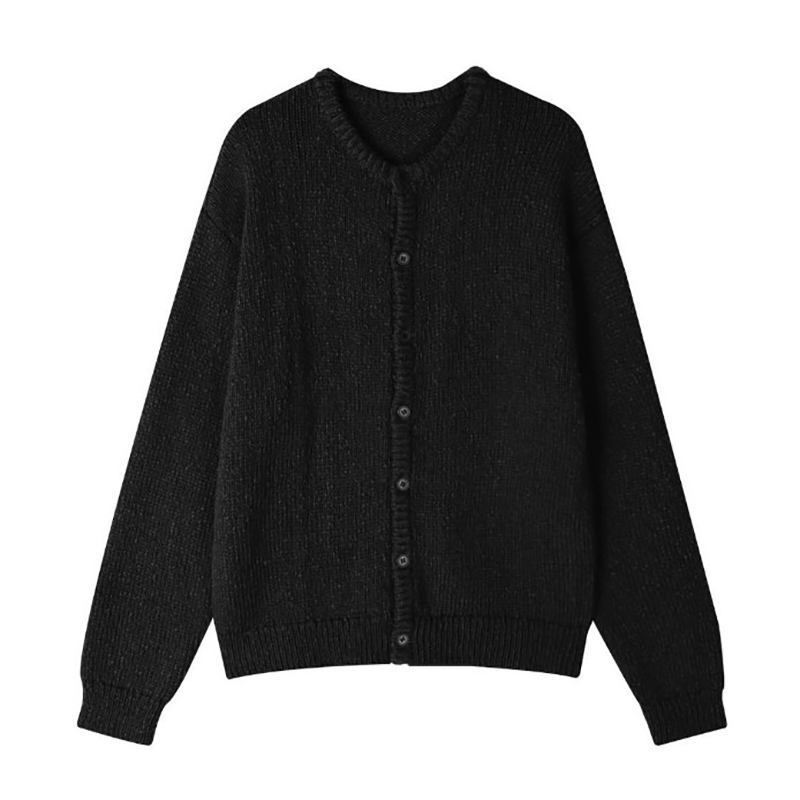 ASCLO Heavy Crop Knit Cardigan (3color)