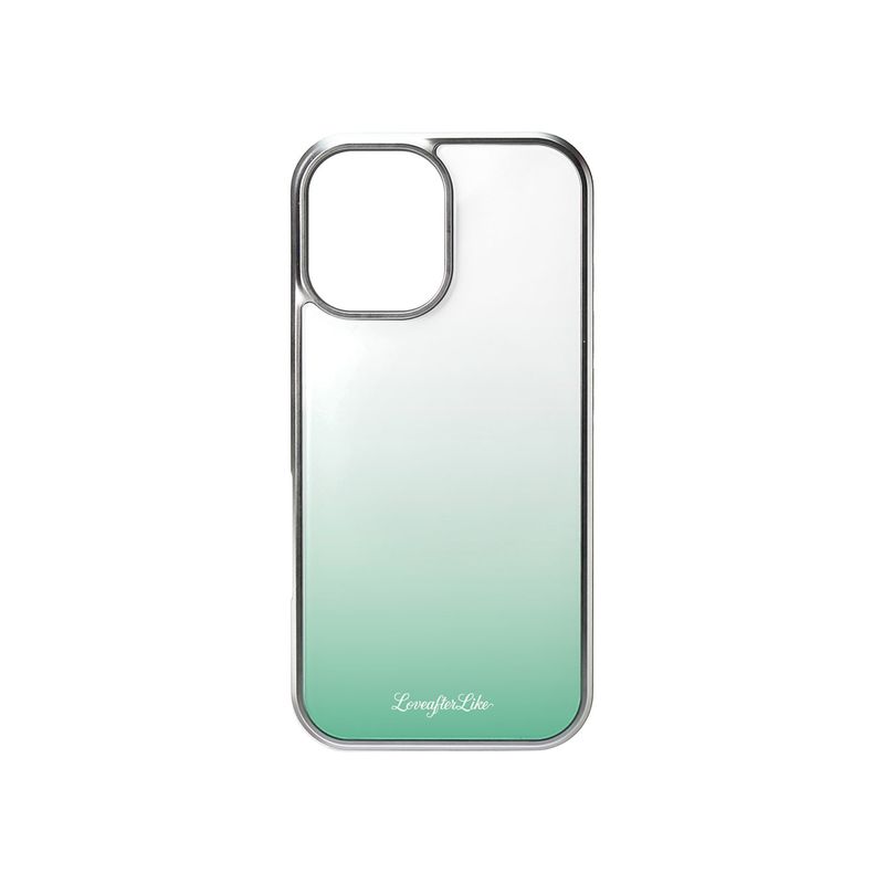 [MADE]candy gradient Standard Glass phonecase GREEN, PINK