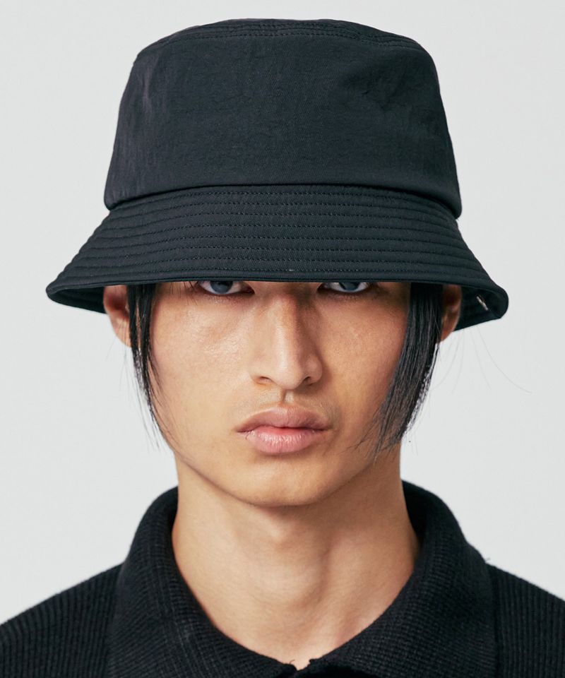 nylon eyelet loop bucket hat