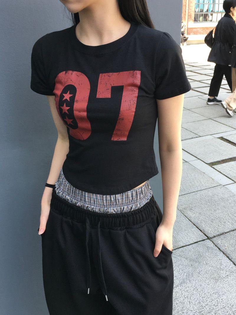 Vintage Seven Star Crop Top (3c)