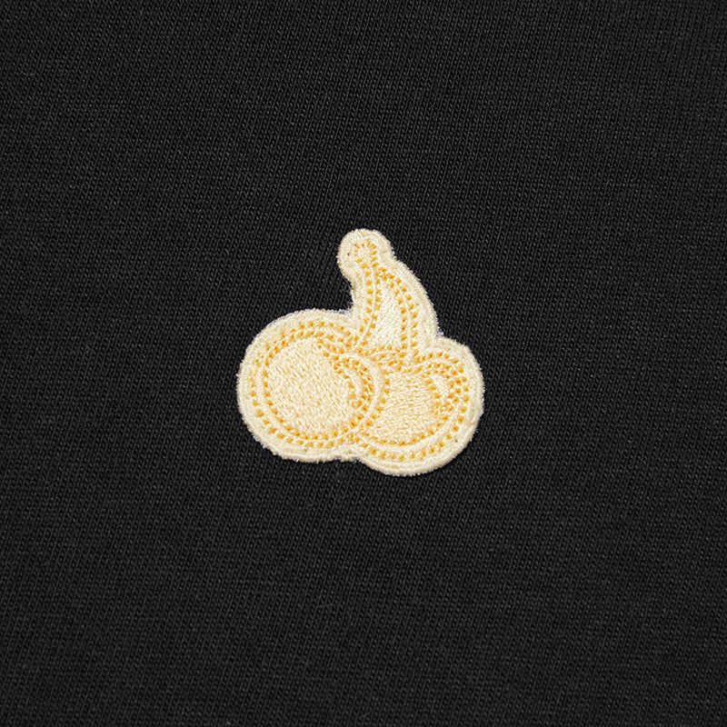 SMALL CHERRY CROP T-SHIRT [BLACK]