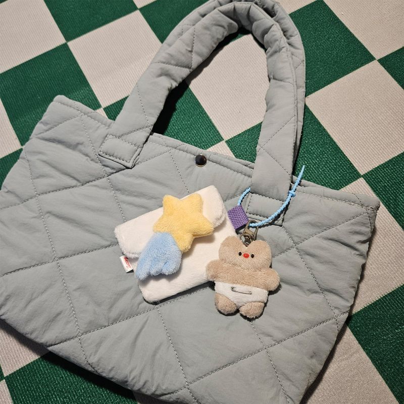 [MADE] fluffy baby star pouch
