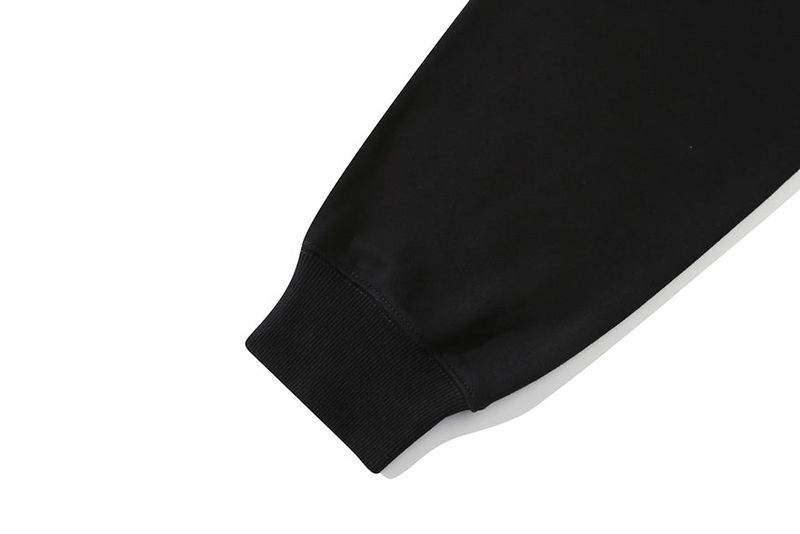 FLOWER RIBBON SWEAT SHIRT_BLACK