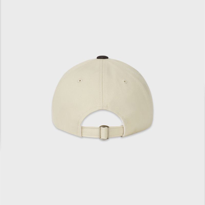 HERITAGE LOGO BALL CAP (BEIGE/BROWN)