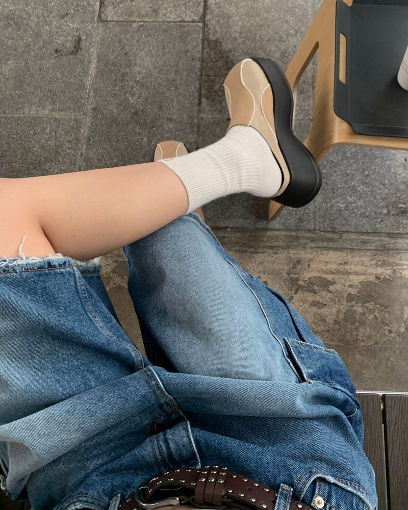 Base platform loafers