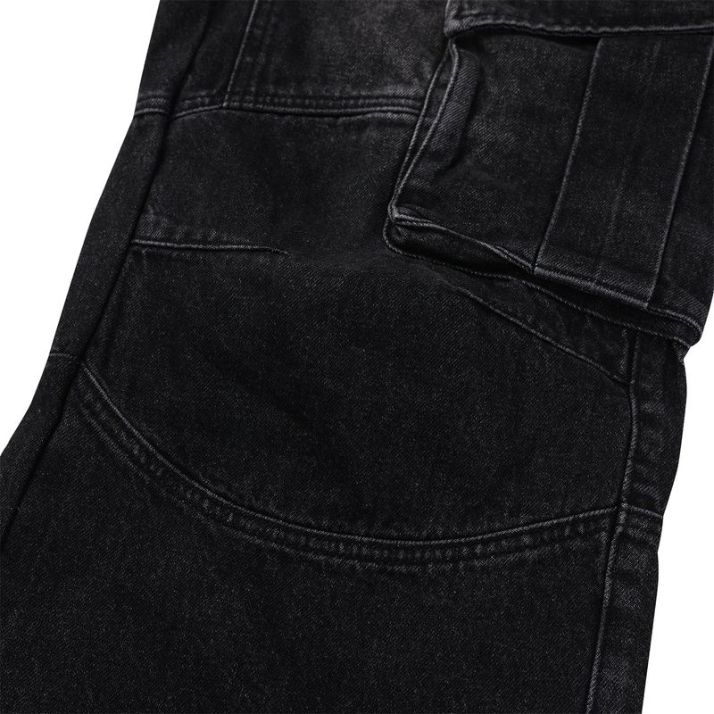 Smoky Washed Cargo Denim