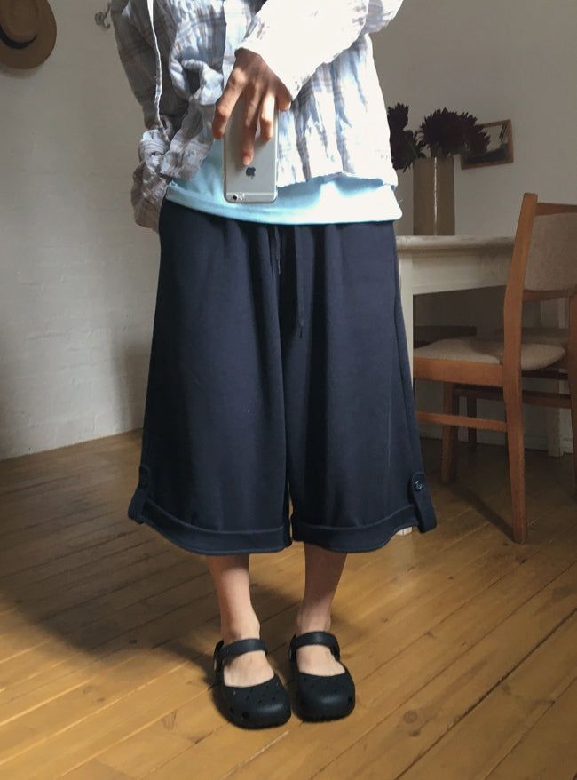 BAON（バオン）の「Fleur Wide Roll-up Banding Bermuda Pants（Pants）」