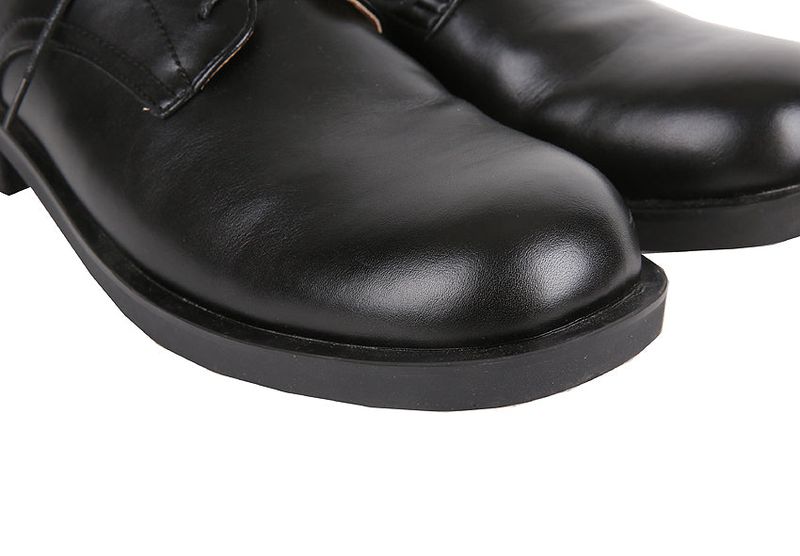 No.1308 blunt 4hole derby SHOES