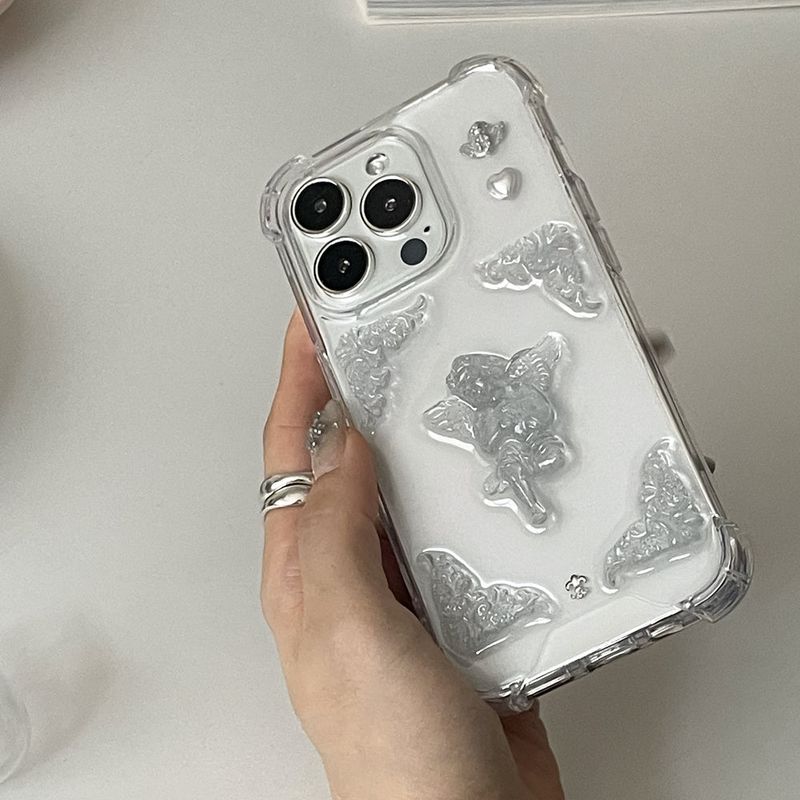 Ellebelle market（エルベルマーケット）の「[made]エンジェリックver レジンケース（スマホグッズ/小物）」