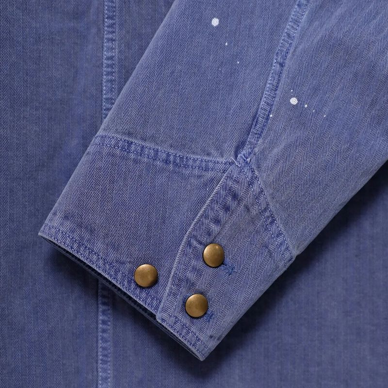 FADED HERRINGBONE CHORE JACKET