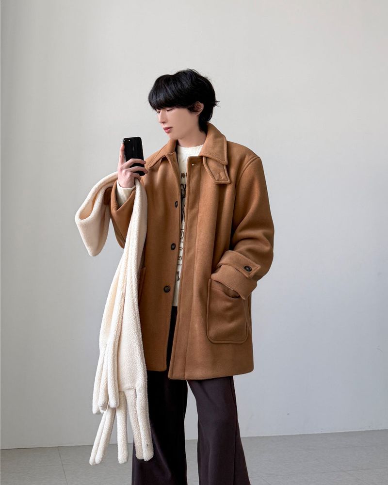 YOURNUS（ユアナス）の「Silly Cashmere Half Coat（Jackets/Outerwear）」