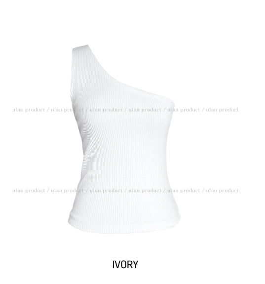 Bibi Unbalanced ribbed sleeveless