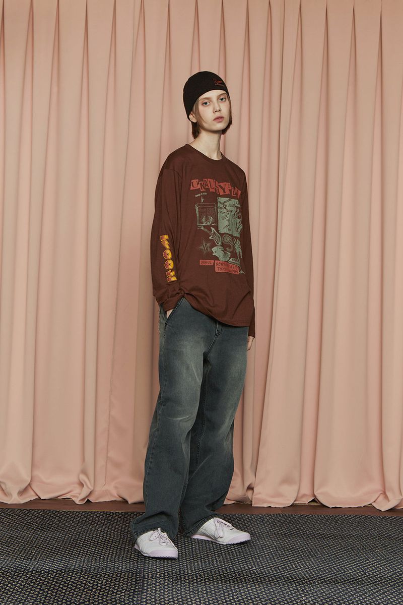 BAND LSV T SHIRT / BROWN