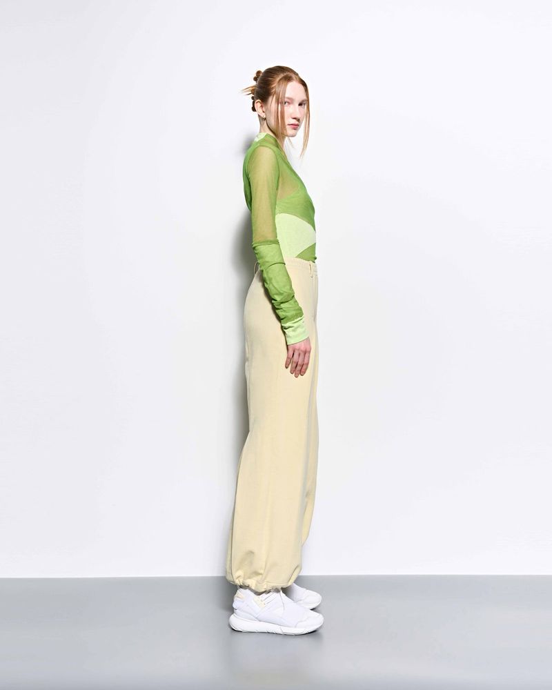 Layered Long Sleeve Top _ Green