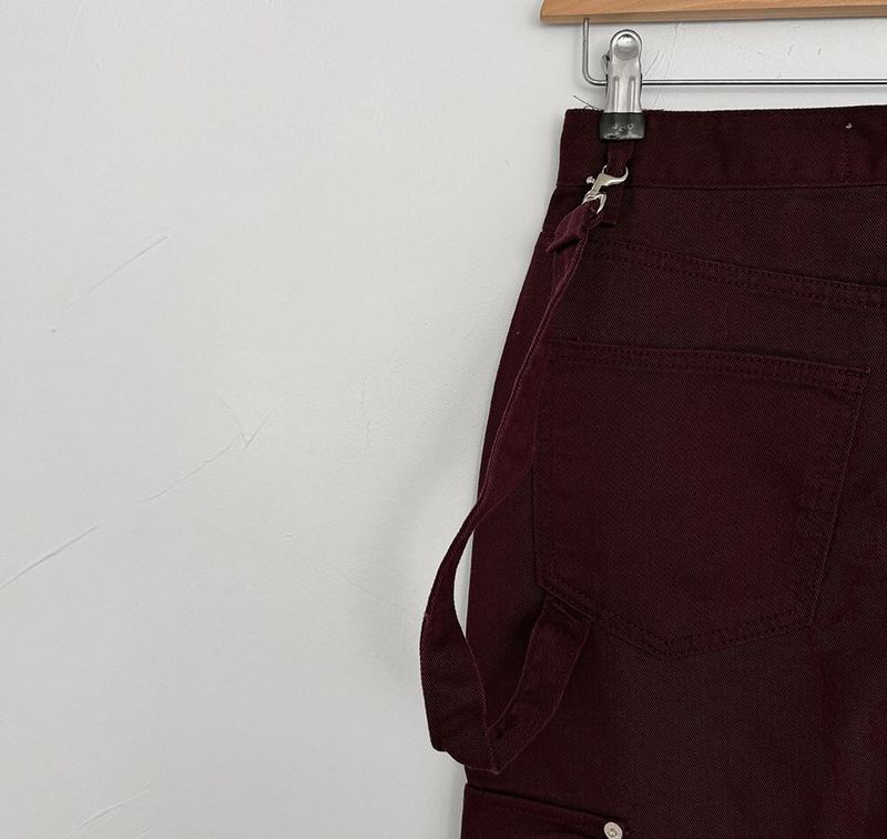 Work cargo maxi long skirt (4 colors)