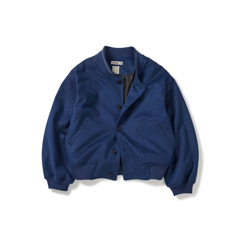 karactor（カラクター）の「Wool blouson jacket / Deep blue（Jackets/Outerwear）」
