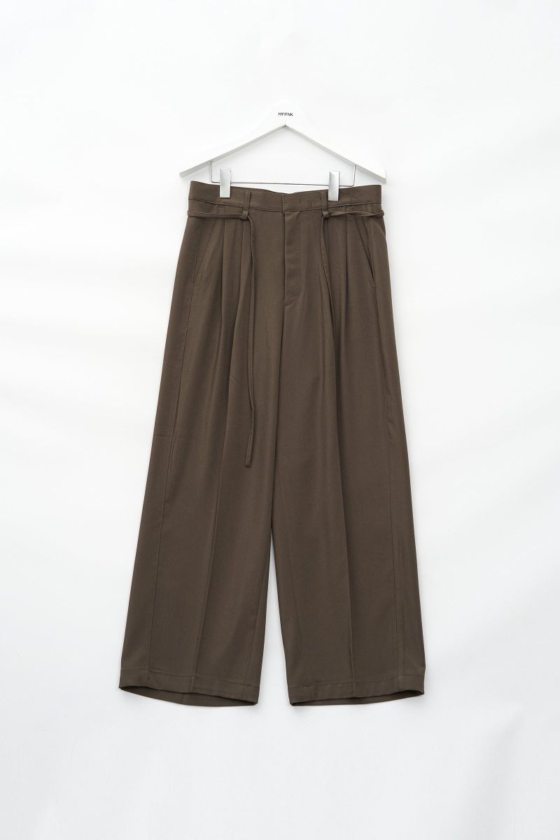 Oriental Rope Wide Trousers (2color)