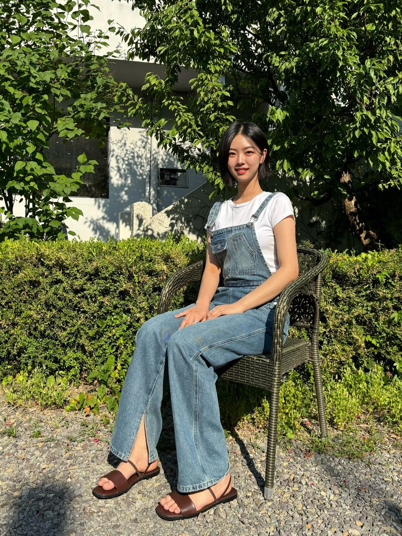 INCISION OVERALL DENIM PANTS code 21103