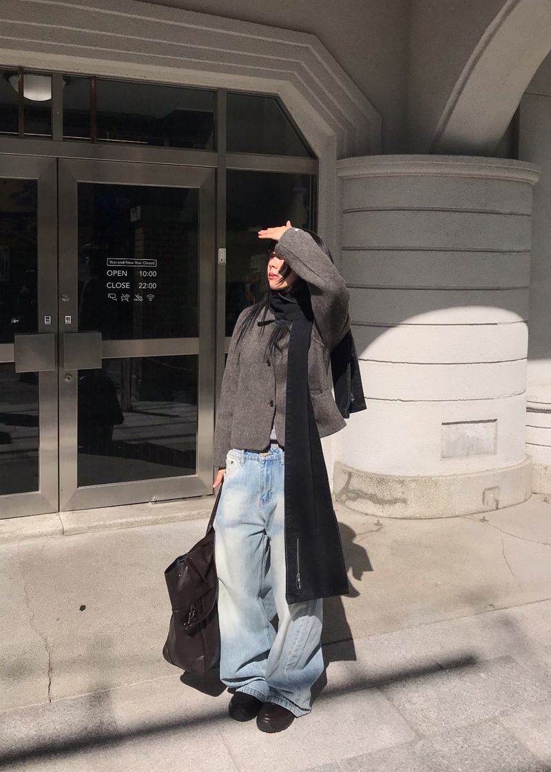  DART WIDE WASHING DENIM