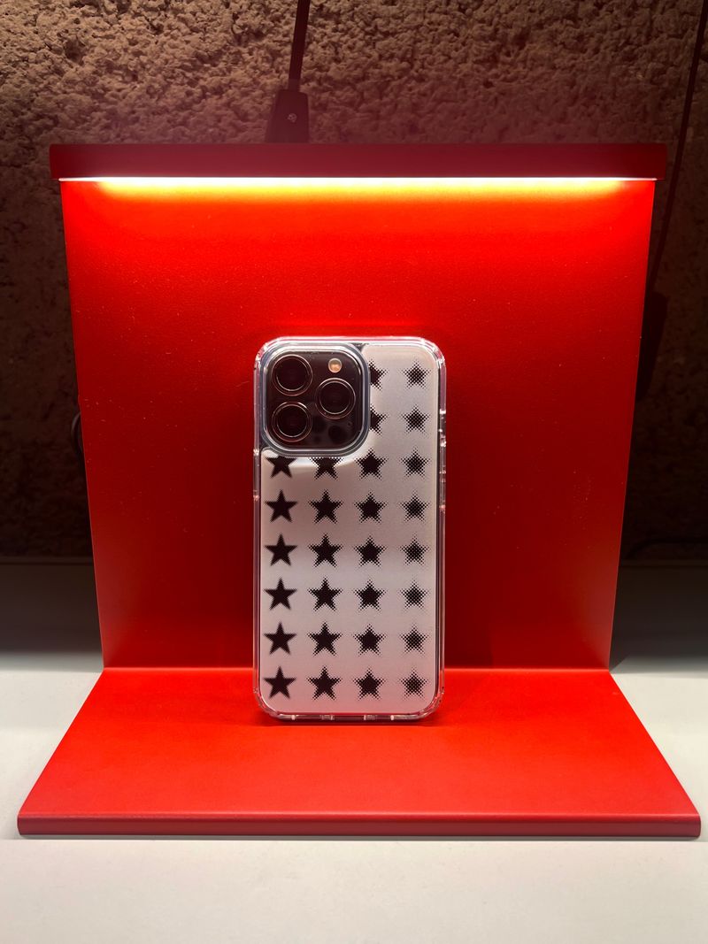 TREEFORFIVE345（ツリーフォーファイブ345）の「[WHITE] BLACK STARRR Jell Hard Case / TREEFORFIVE345（Smartphone Accessories）」