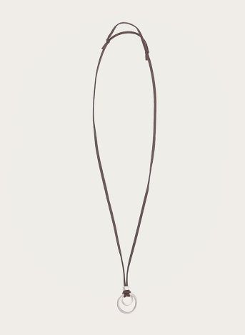 ULAN（ユレン）の「suede double ring necklace（Accessories）」