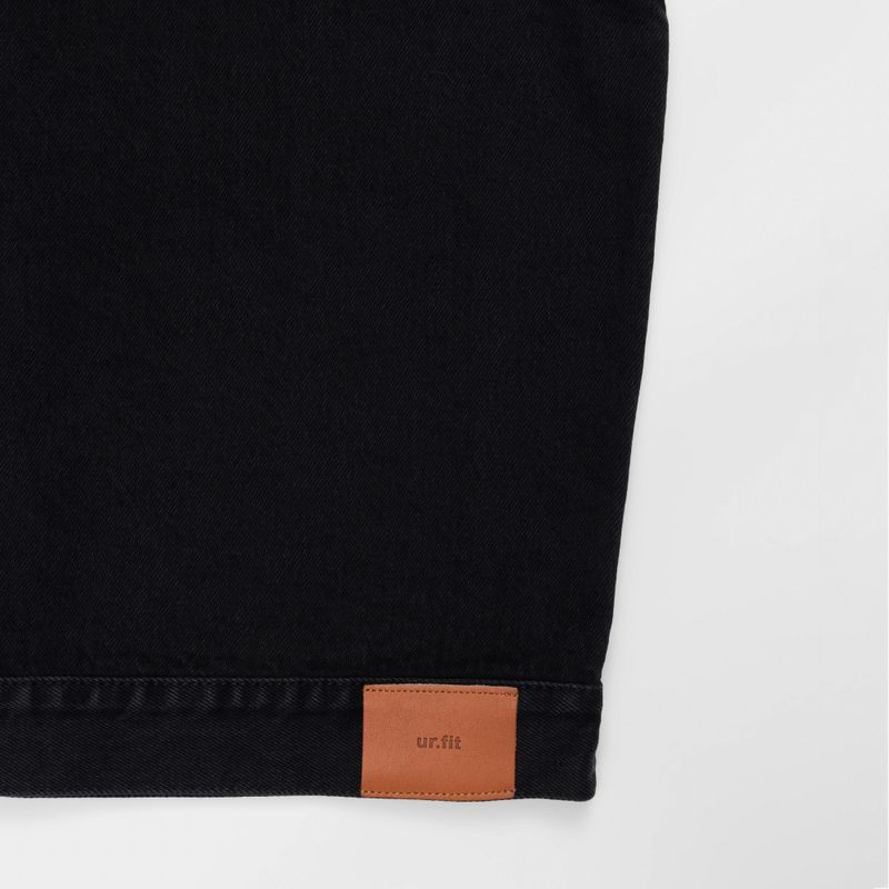 LOOSE FIT BLACK DENIM VEST code 21012
