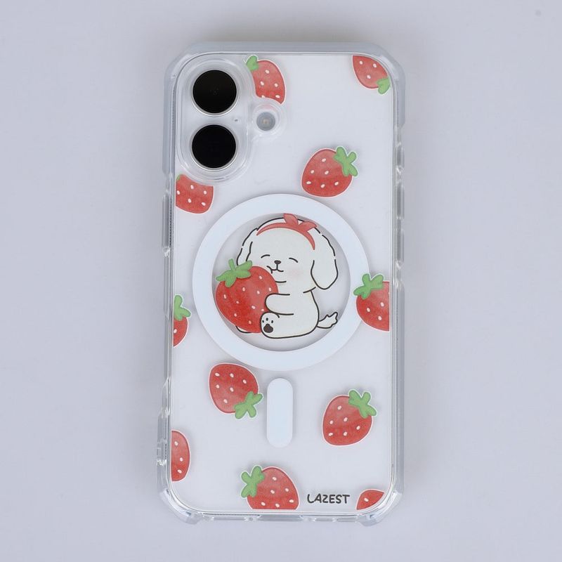 LAZEST（ラゼスト）の「[MADE]ツマロ ストロベリー マグセーフ クリア iPhone ケース（スマホグッズ/小物）」