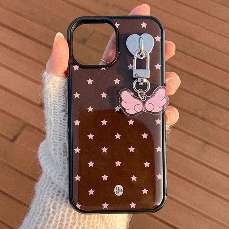 BOOMING（ブーミング）の「チョコポップ スター シルバー バンパー ケース [3colors]（スマホグッズ/小物）」