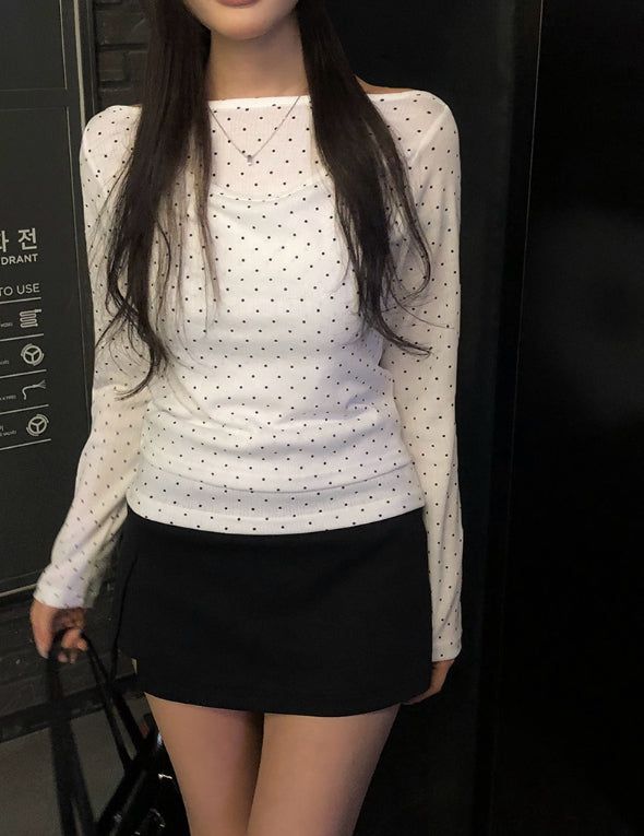 Rueun Training Slit Mini Skirt