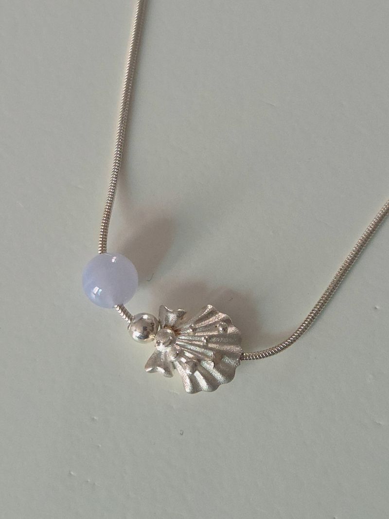 【MADE】 Ribbon Shell Necklace