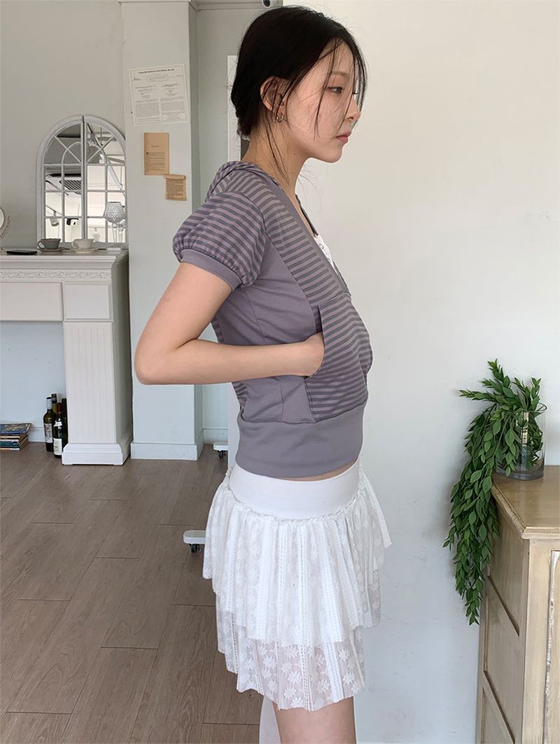 HAZY STRIPE HOODIE (2C)