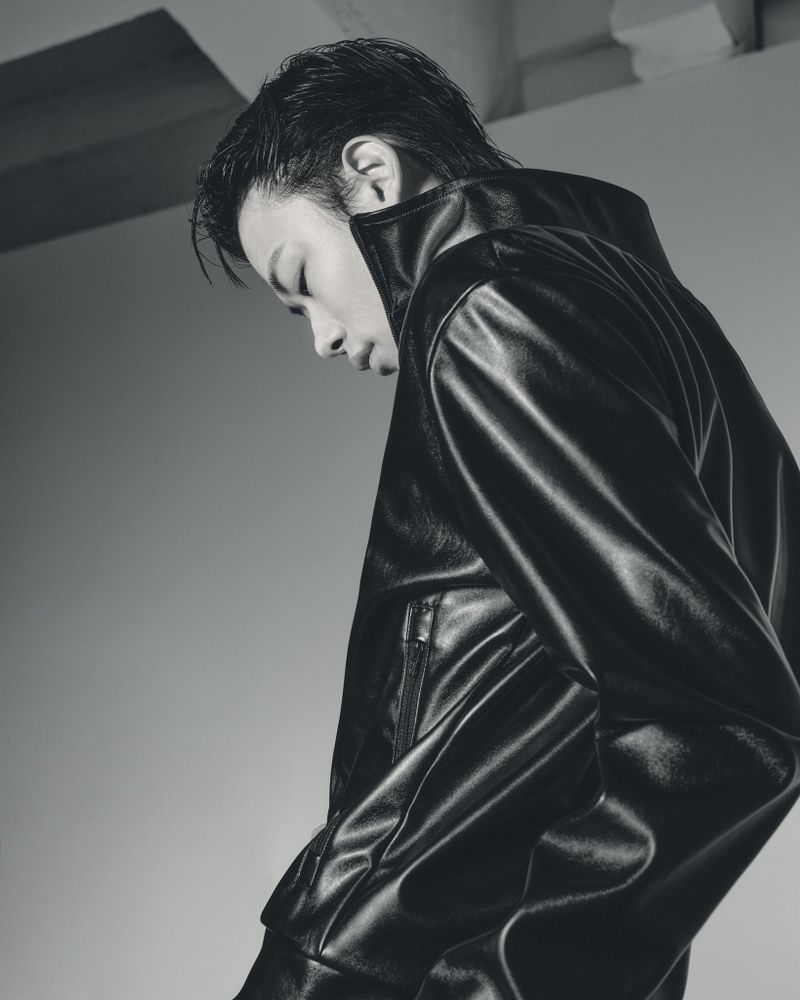 FAKE LEATHER JACKET