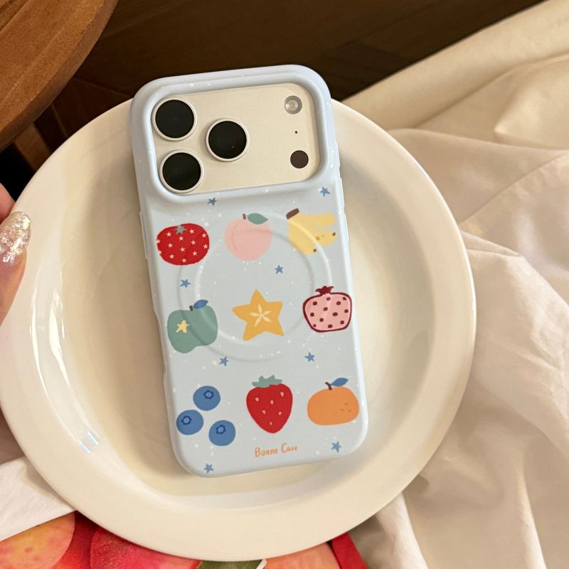 Fruit Doodle Magnetic iPhone Case