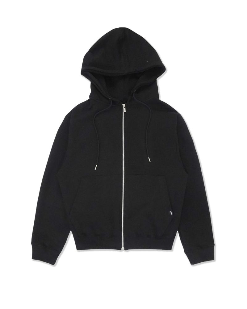 BDM Hoodie Zip Up Jacket Black