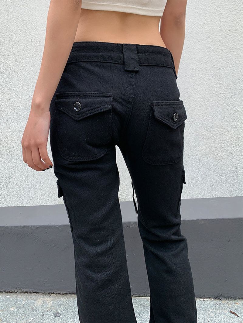 CARGO SLIM BOOTS CUT PANTS (2C)