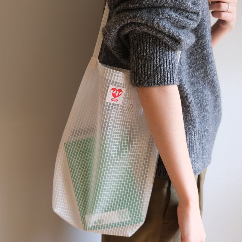 [MINMIN] USEFUL NYLON BAG (OFF WHITE)