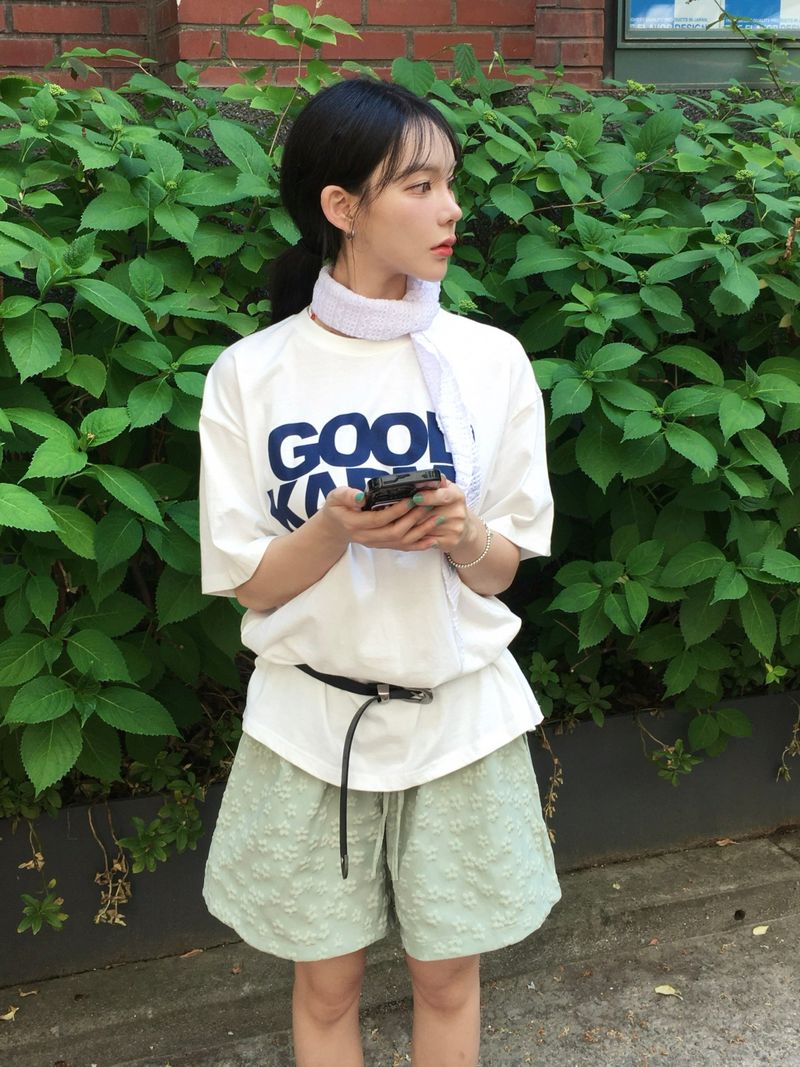 RITCORE(リットコア)の「Karma Logo Over Short Sleeve T-shirt (3c)(Tops)」