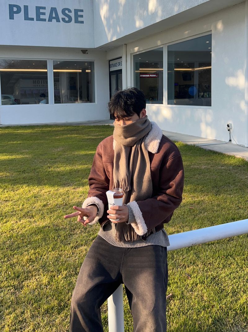 Haas Suede Shearling Mustang Jacket (3 Colors)