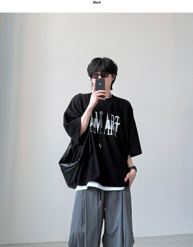 YOURNUS(ユアナス)の「Ivern Loose Half Knit(Tops)」