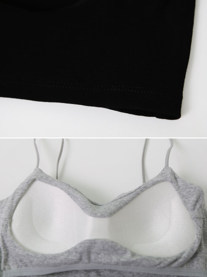 Basic Crop Layered Cap Sleeveless (3color)