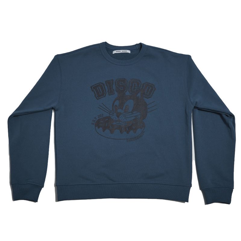 discocat donut sweats_bl