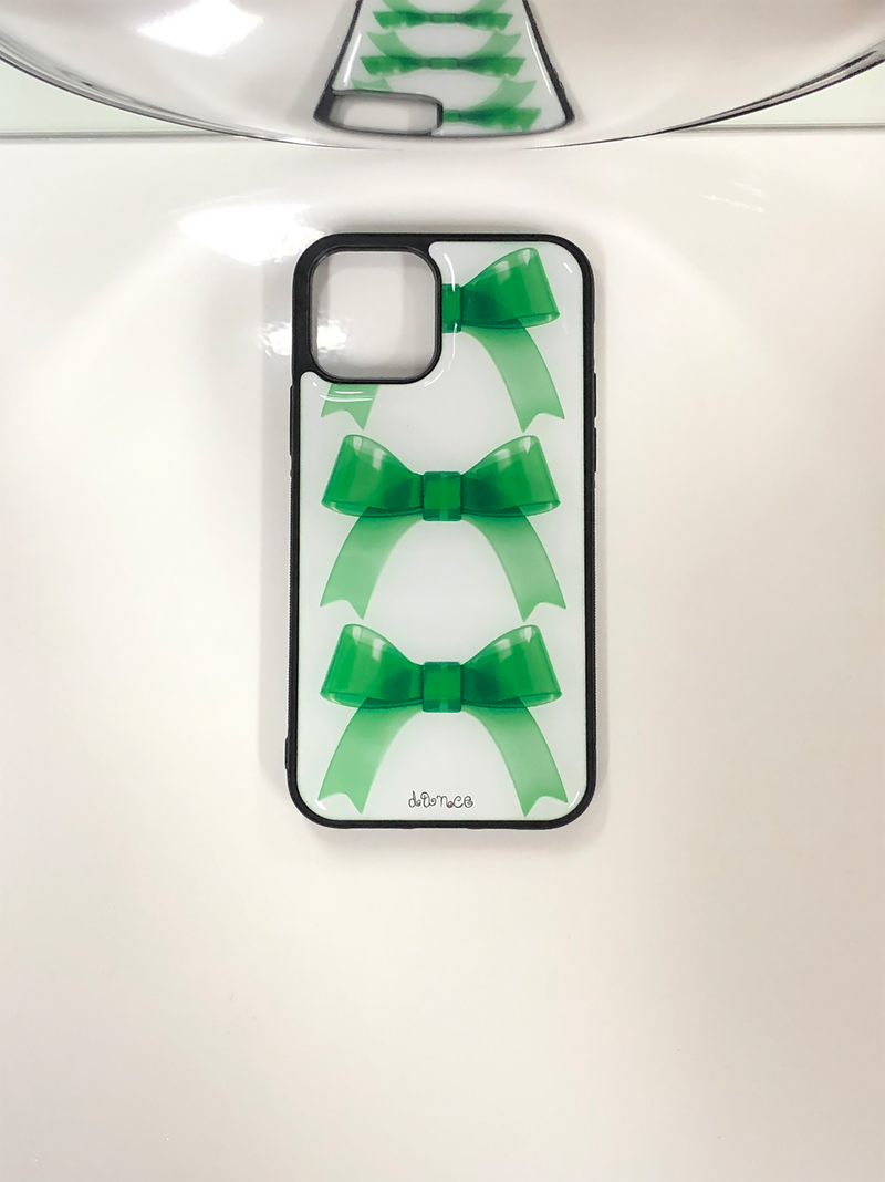DANCE(ダンス)の「(GREEN) JELLY RIBBON EPOXY CASE(Smartphone Accessories)」