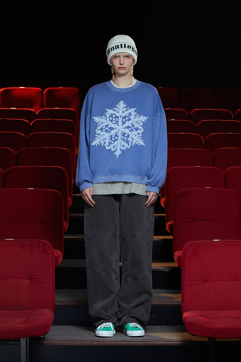 PIGMENT SNOW SWEATSHIRT / BLUE