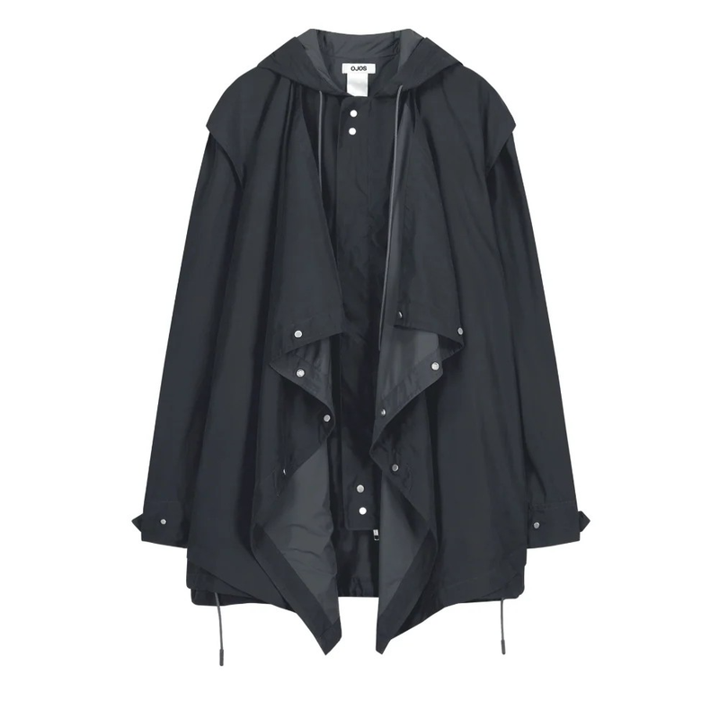 Draped Field Parka / Navy